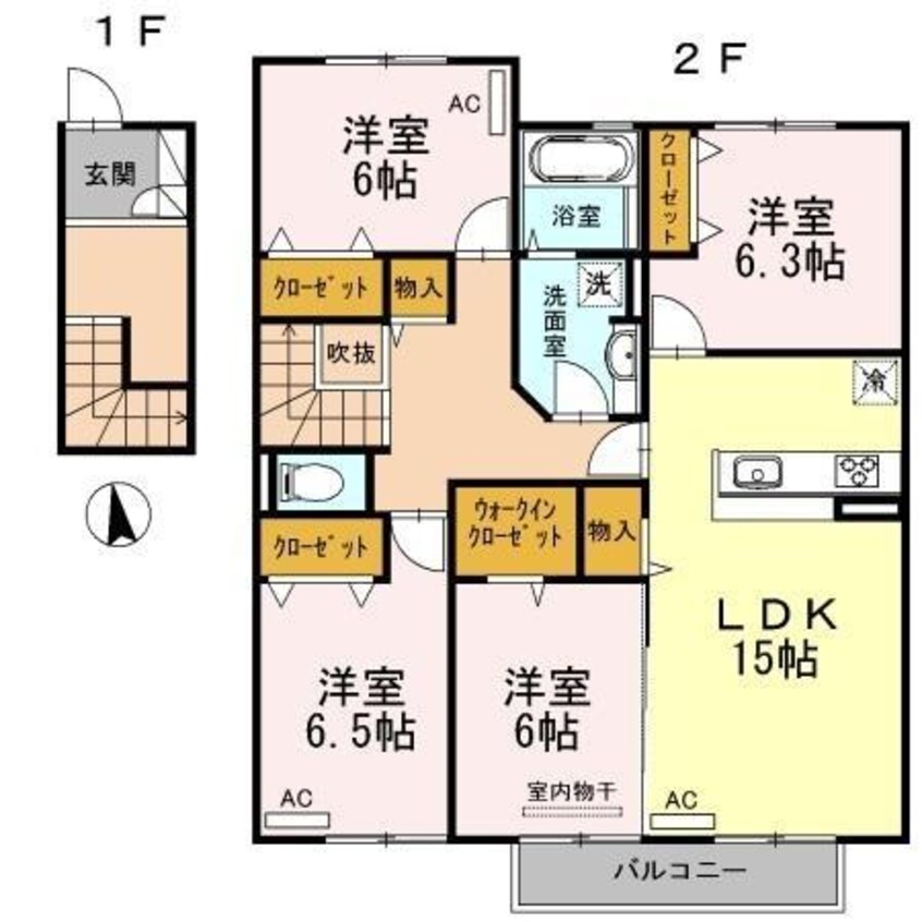 間取図 ソラーナK