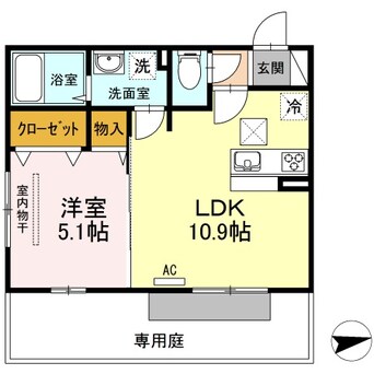 間取図 ファミール多賀