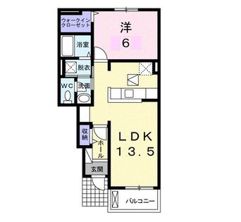 間取図 クラール勅使Ａ