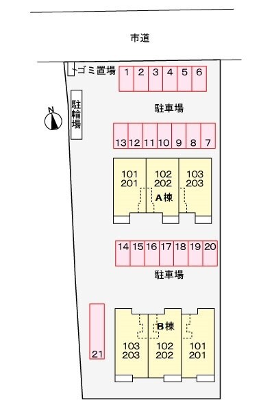 駐車場 クラール勅使Ａ