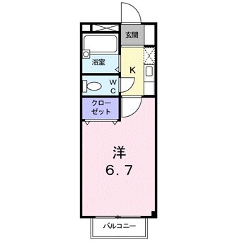 間取図 カーサ　木太