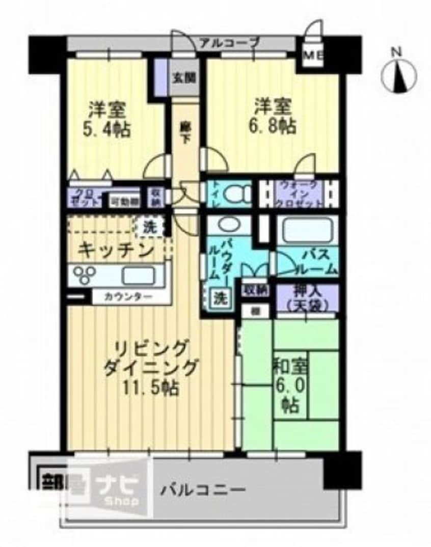 間取図 アルファステイツ高松駅前