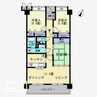 アルファパーク屋島四番館 3LDKの間取り