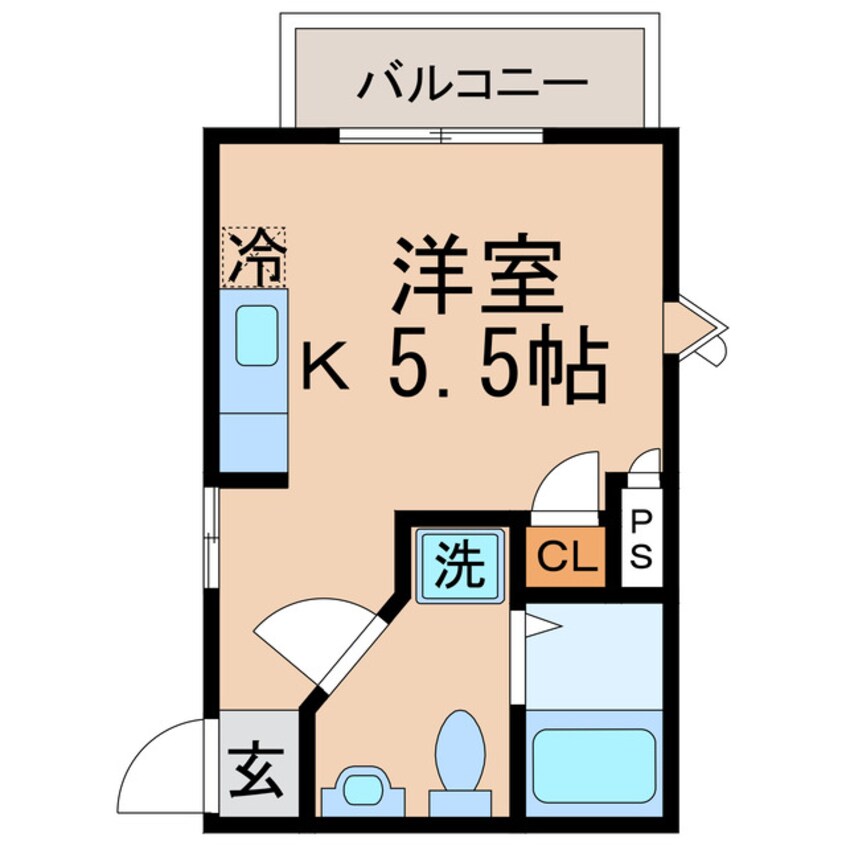 間取図 扇町ローズガーデン