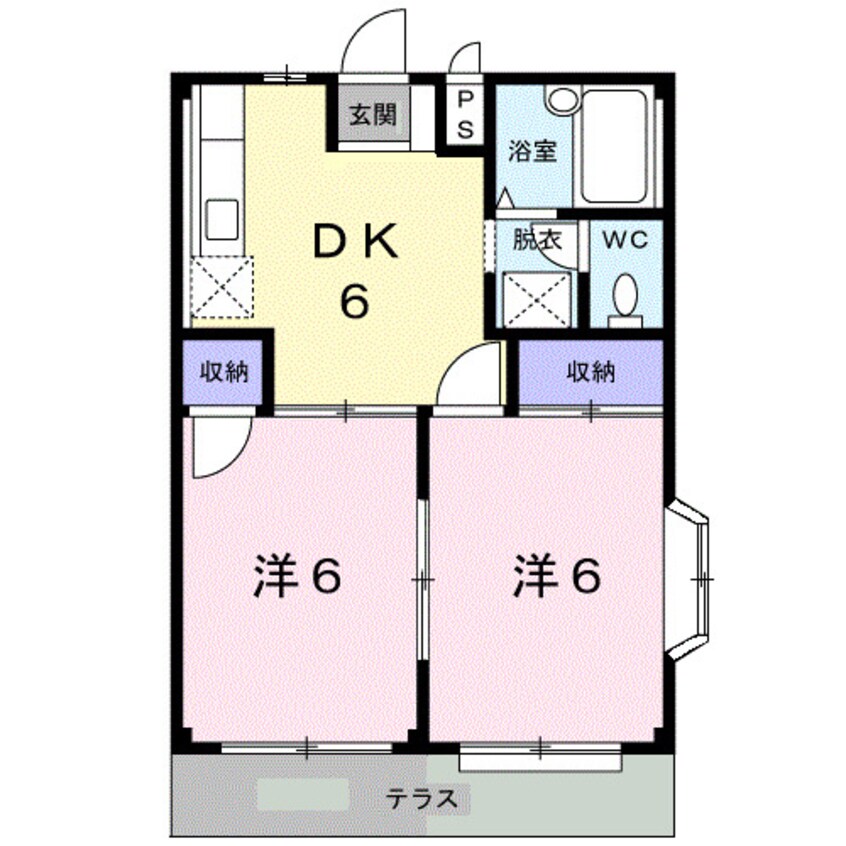 間取図 エルディム森Ⅰ