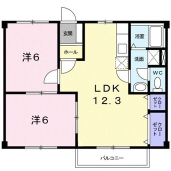 間取図 トラッド木田谷Ⅱ