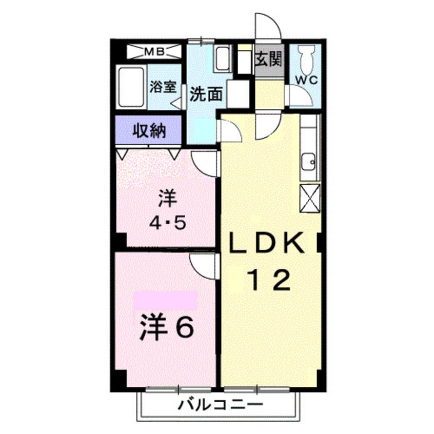 間取図 パルネット源平