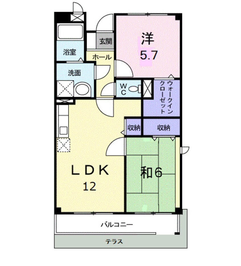 間取図 ＣＯＭＦＯＲＴ　ＭＡＮＳＩＯＮ