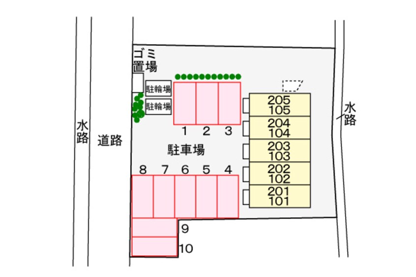駐車場 カーサ　木太