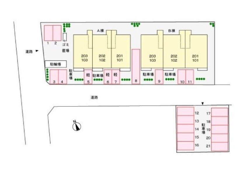 駐車場 Ａｍｉｓ　Ｈｏｕｓｅ　Ａ