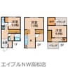 ブルーグレー錦町 3DKの間取り
