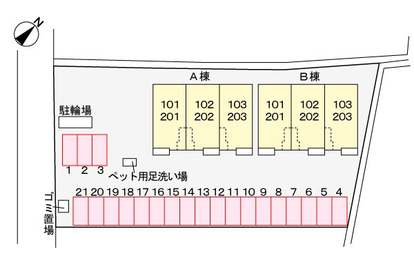 駐車場 ヒーリング　Ａ