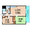 コルコルバン 2LDKの間取り