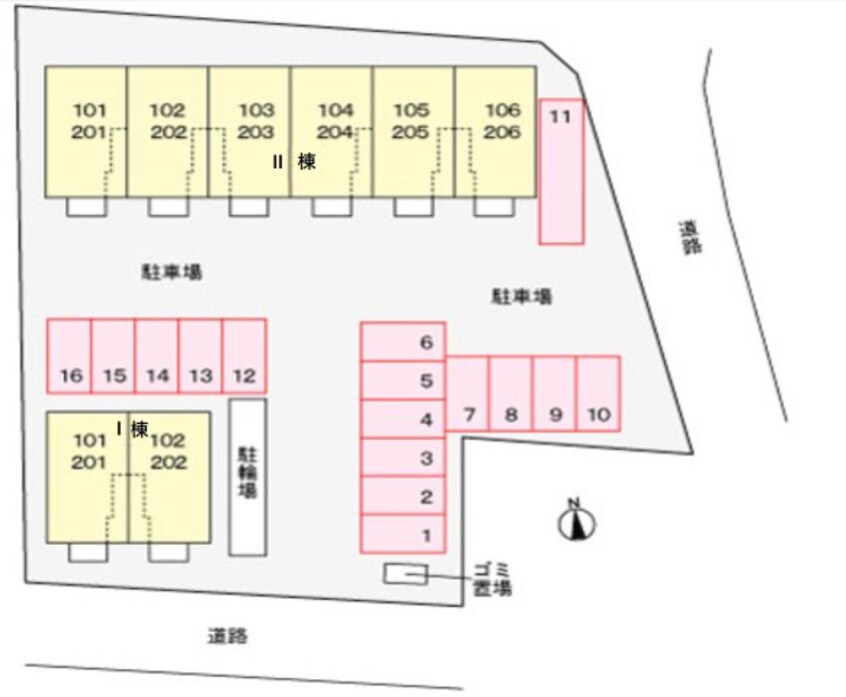 駐車場 アルドール香西Ⅱ