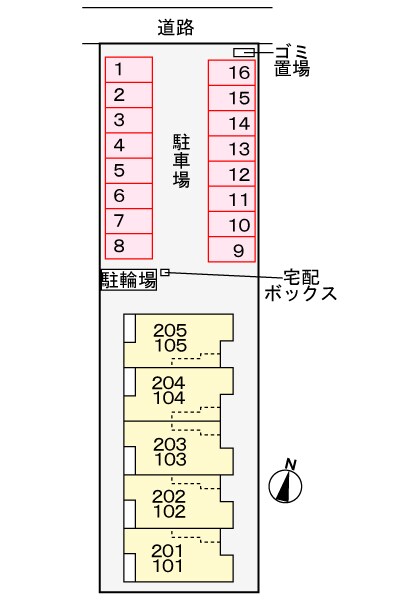 駐車場 レオルガ林
