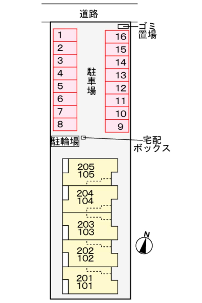 駐車場 レオルガ林