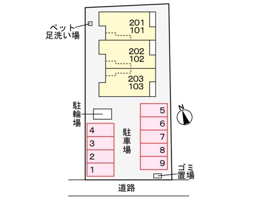 駐車場 ルイ・メゾン