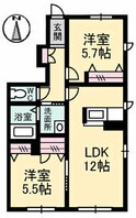 シャーメゾン Ajiの間取図