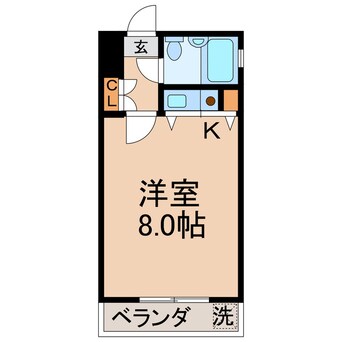 間取図 アムズ１藤塚