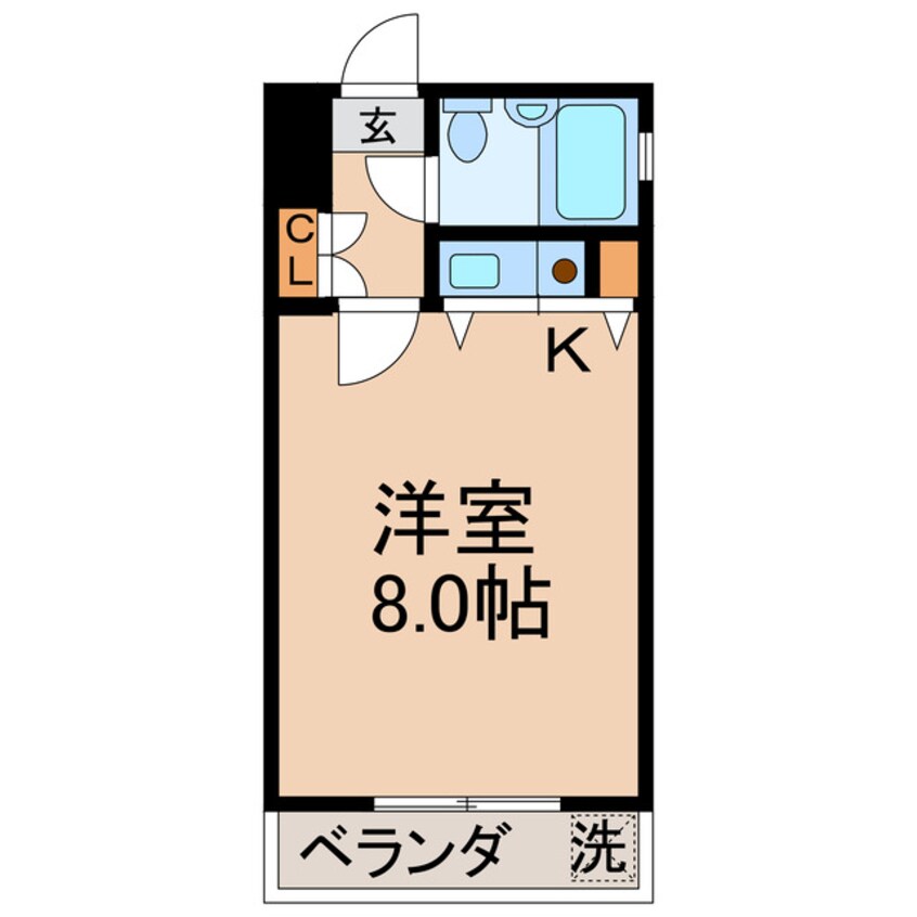 間取図 アムズ１藤塚