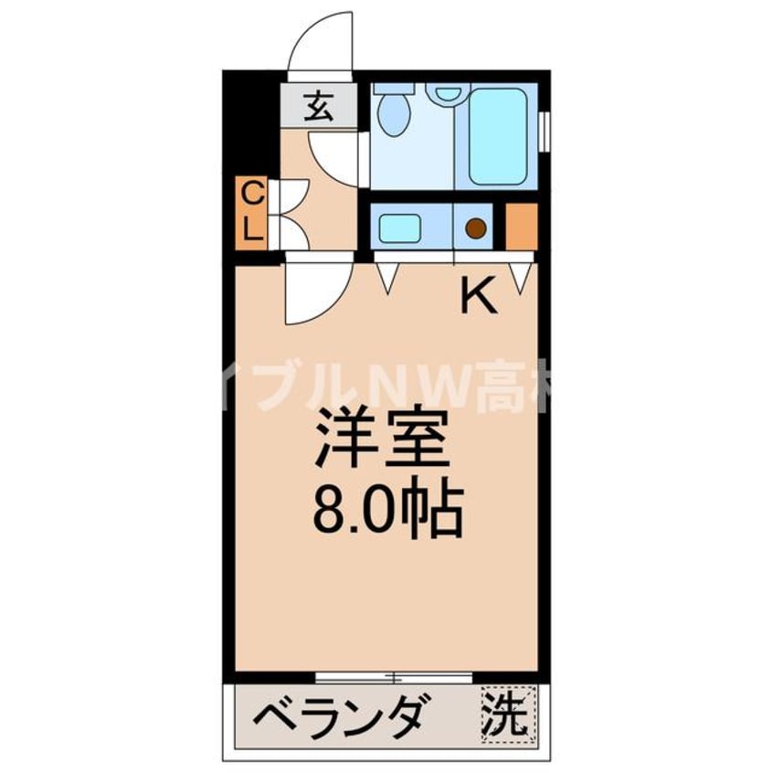 間取図 アムズ１藤塚