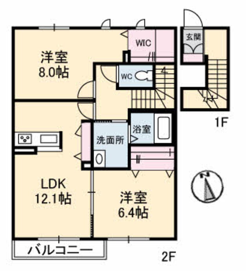 間取図 シャーメゾン プレミアス