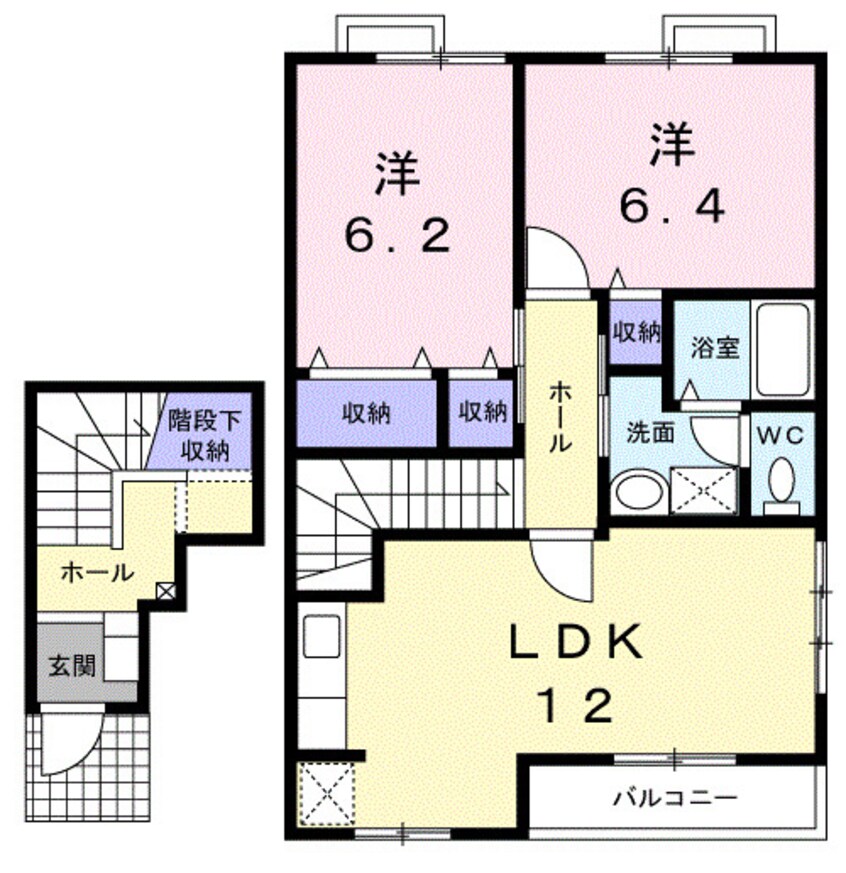 間取図 エスポワールＨＡＴＡ　Ⅰ