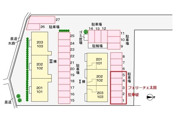 駐車場 エスポワールＨＡＴＡ　Ⅰ