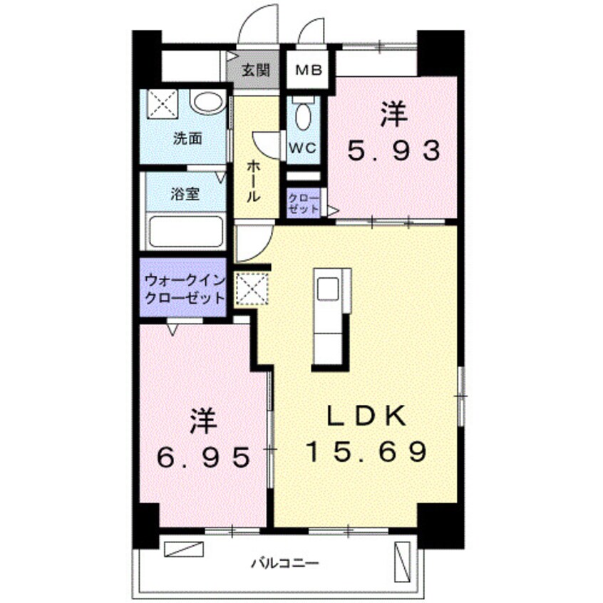 間取図 クラール上福岡