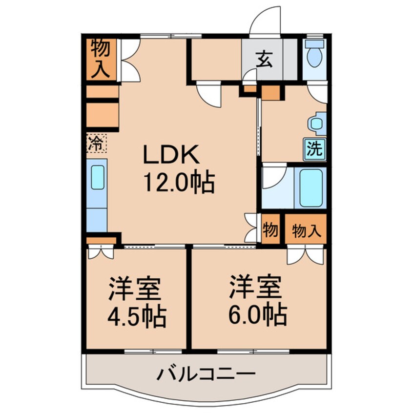 間取図 青春ハイツⅠ