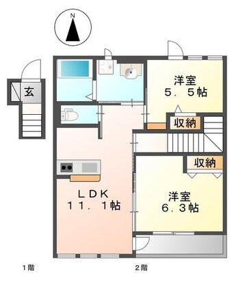 間取図 ブリアン・ルミエール