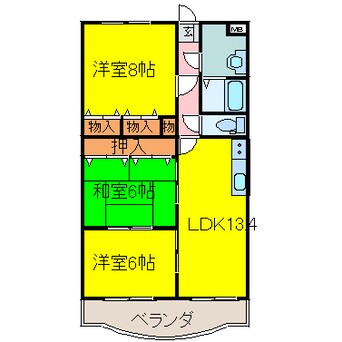 間取図 ライスガーデン