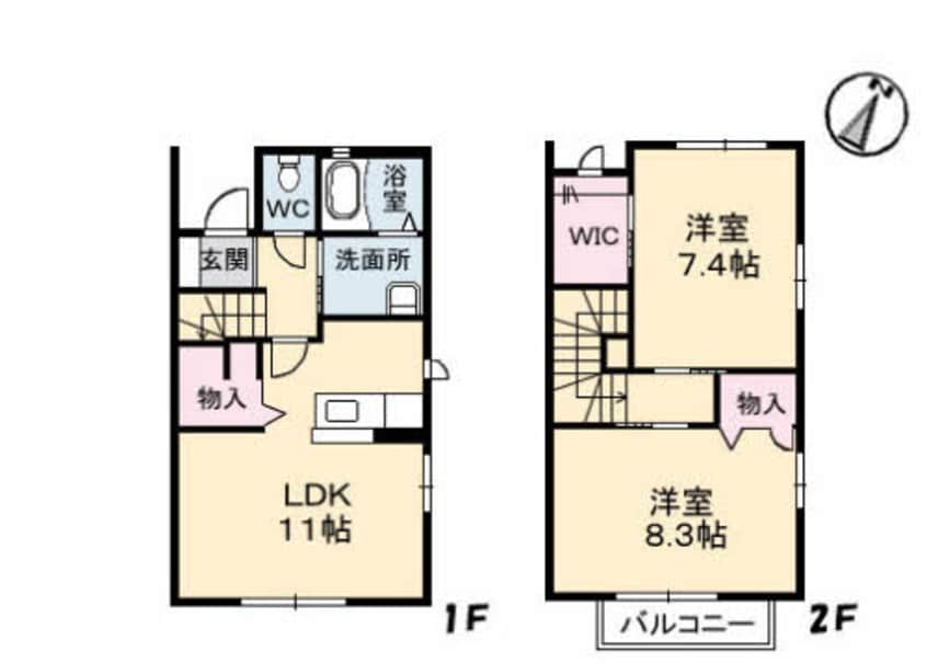 間取図 メリーメゾン
