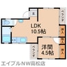 横山荘（福田町） 1LDKの間取り