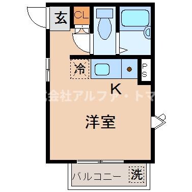 間取り図 扇町ローズガーデン