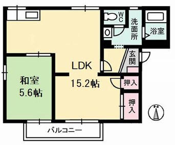 間取図 ドムス・ヒルズ A館