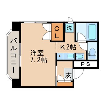 間取図 松本ビル(常磐町)