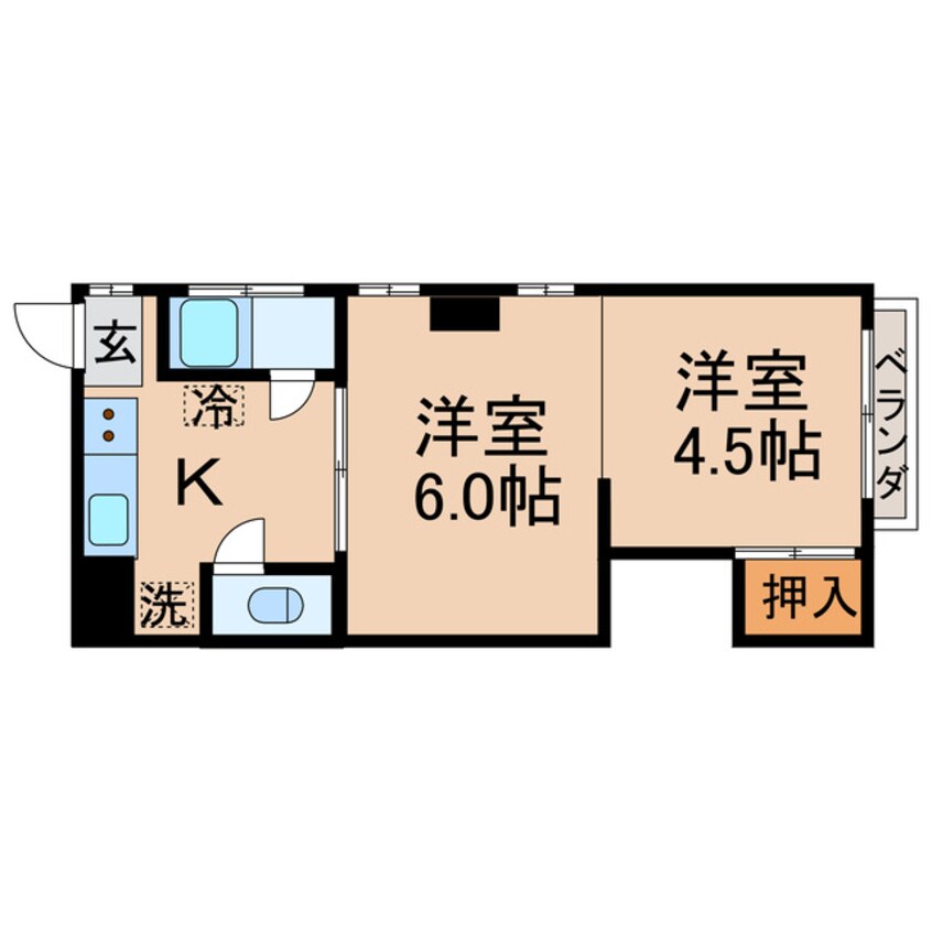 間取図 第2松熊ビル