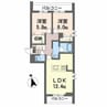 ザイテグラウベン 2LDKの間取り
