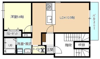 間取図 プライムステージ松福Ⅱ番館