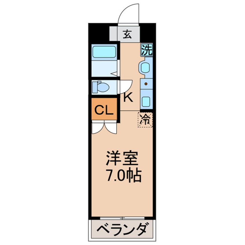 間取図 サンセールコーポ