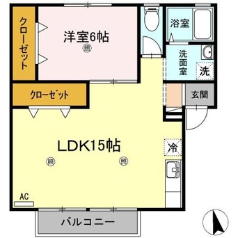 間取図 ファミール木村