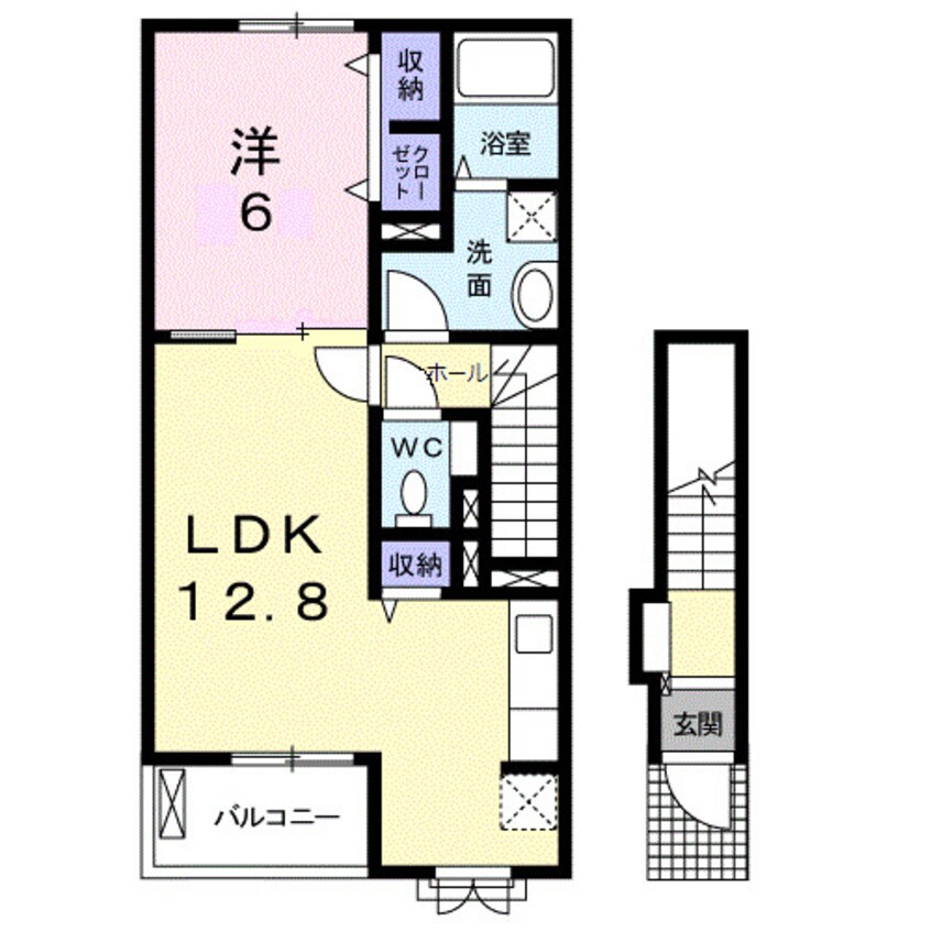 間取図 ナリッシュＬｅｅ　Ⅱ