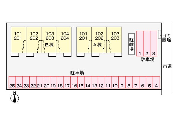 駐車場 ポート　レーゼ木太Ｂ