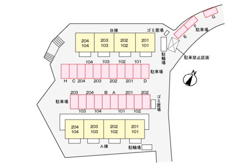 駐車場 ニューシティー八栗口Ｂ