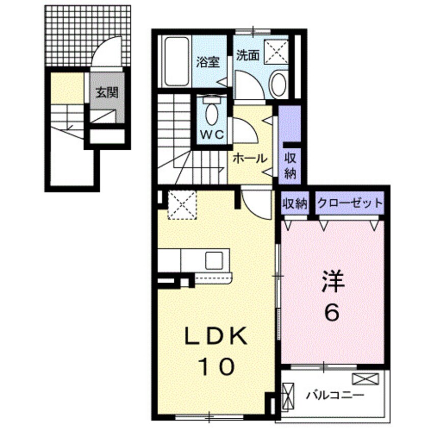 間取図 ダウンタウンヒルズ