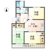 アルト木太Ⅱ 3DKの間取り