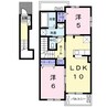 スカイ・ノムラⅡ 2LDKの間取り