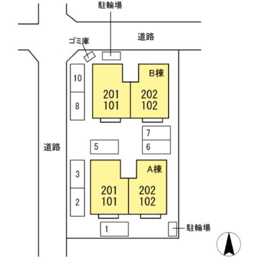  栗林セントラルコーポ B棟