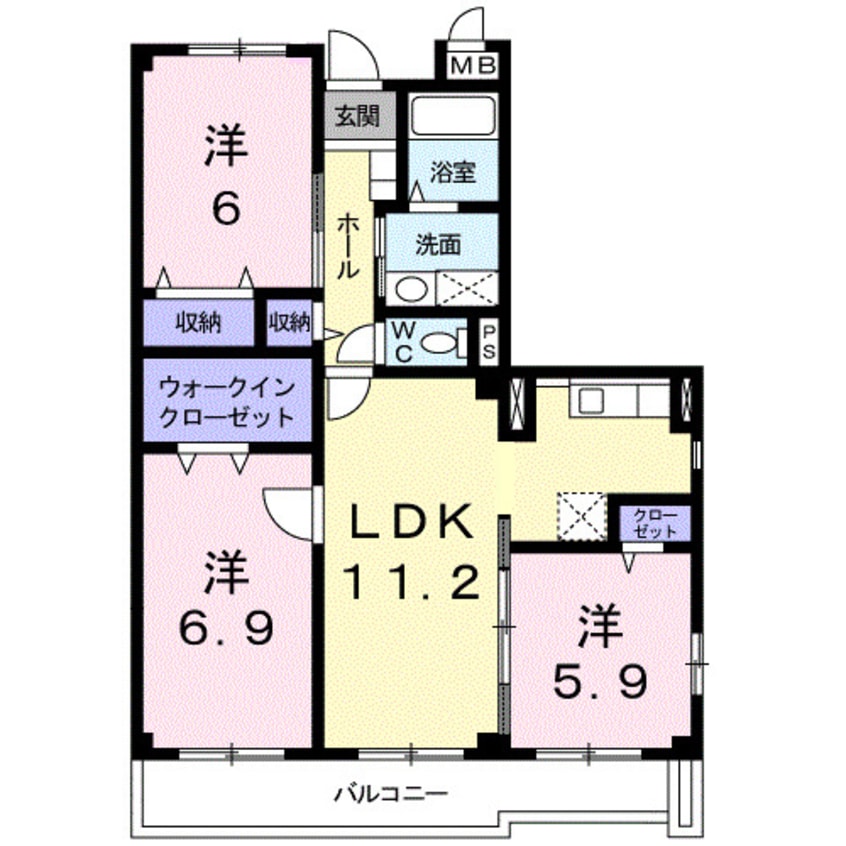 間取図 ＡＮＮＥＸーⅡ